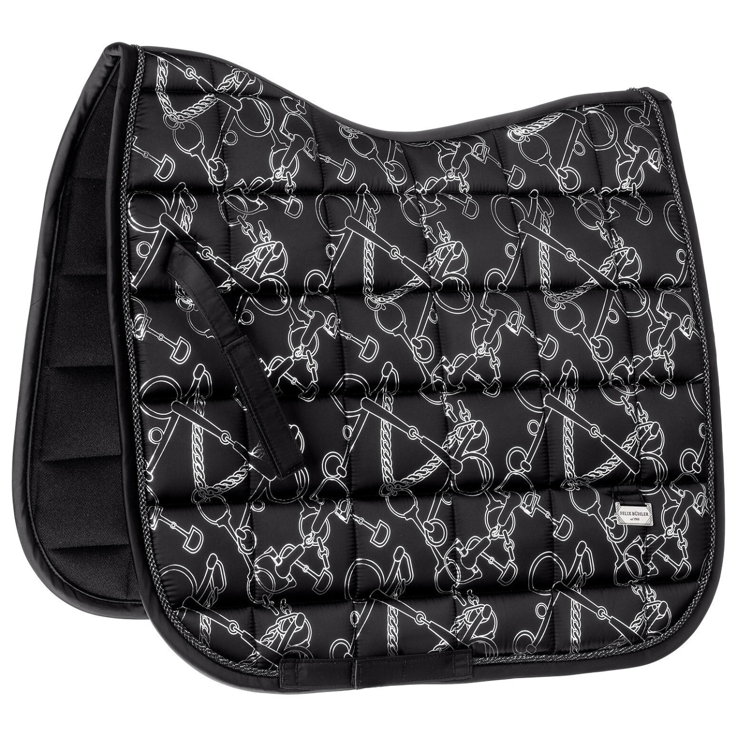 Noah | Signature zadeldek met bitprint en glanzende afwerking - Saddle Pad